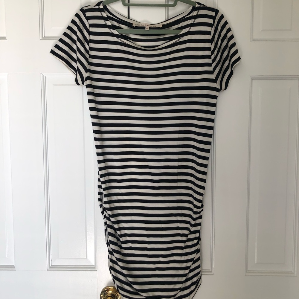 Rachel Roy Striped T-shirt Dress (L)